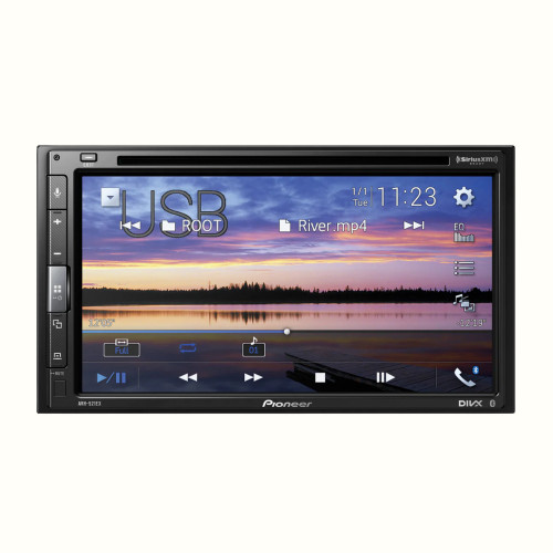 Refurbished Pioneer AVH-521EX 6.8" Double-DIN CD/DVD Receiver With Bullet Camera