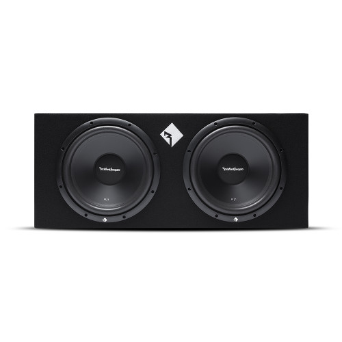Rockford Fosgate R2-2X12 12 Inch Loaded Subwoofer Enclosure 2 Ohm Impedance