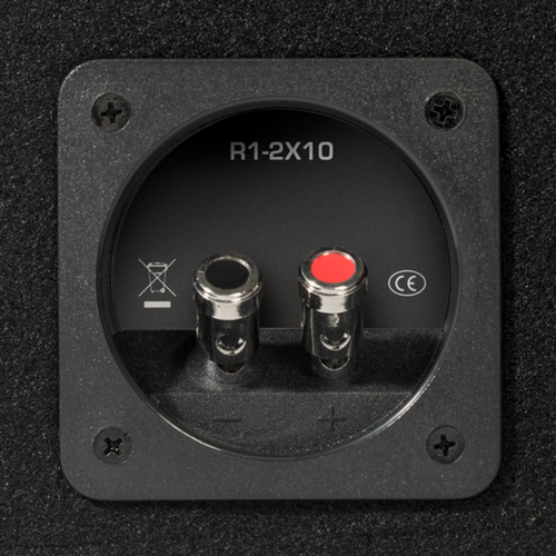 Rockford Fosgate R2-2X12 12 Inch Loaded Subwoofer Enclosure 2 Ohm Impedance