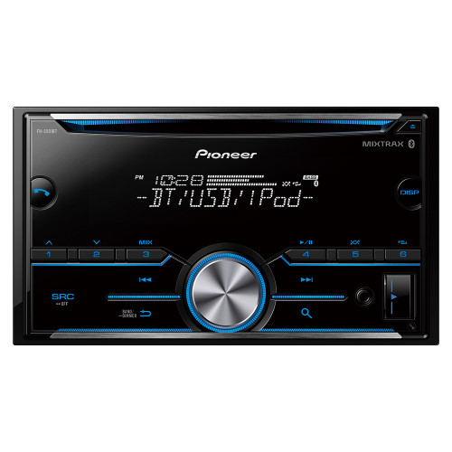 RFRB Pioneer FH-S501BT Double DIN Media CD with BackUp Camera