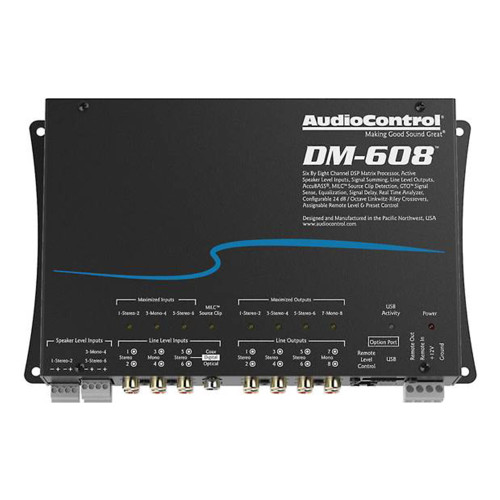 Audio Control DM-608 Digital Signal Processor 6 Inputs 8 Outputs