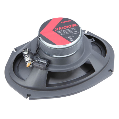 Kicker 47KSC69304 KS Series 6x9 Inch 4 Ohm 3 Way Automotive Car Speakers