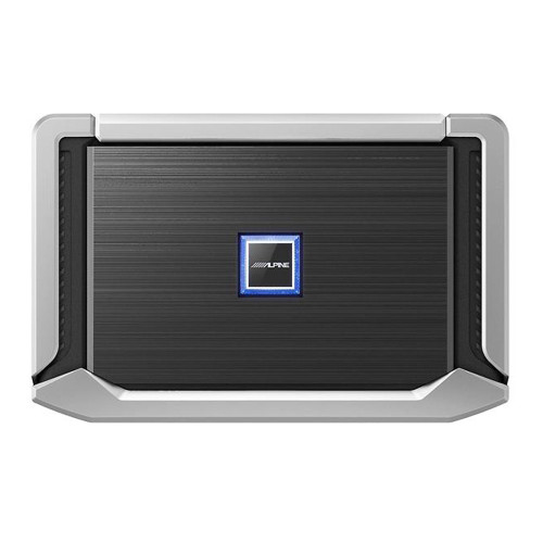 Alpine X-A90M Mono Power Amplifier with R-SB10V 10 Inch Subwoofer Enclosure