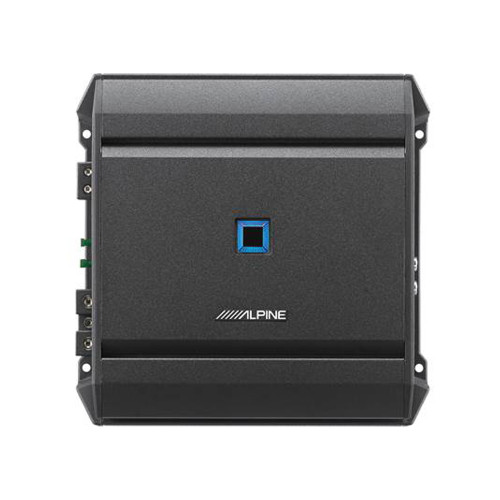 Alpine S-A60M Mono Power Amplifier with R-SB10V 10 Inch Subwoofer Enclosure