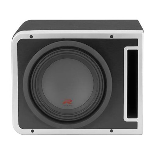 Alpine S-A60M Mono Power Amplifier with R-SB10V 10 Inch Subwoofer Enclosure