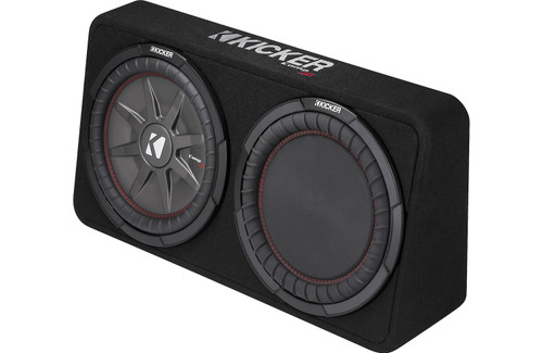 Kicker CompRT™ TCompRT12 12" Sub in Thin Profile Enclosure 2-Ohm - 43TCWRT122