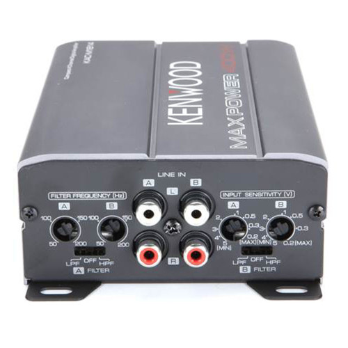 RFRB Kenwood KAC-M1814 Compact 4 Channel Class D 400 Watt Digital Amplifier