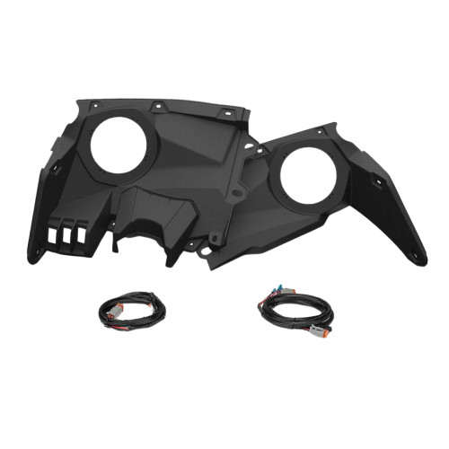 Rockford Fosgate X317-STG3 PMX-2, Front Color Optix Speaker & Subwoofer Kit