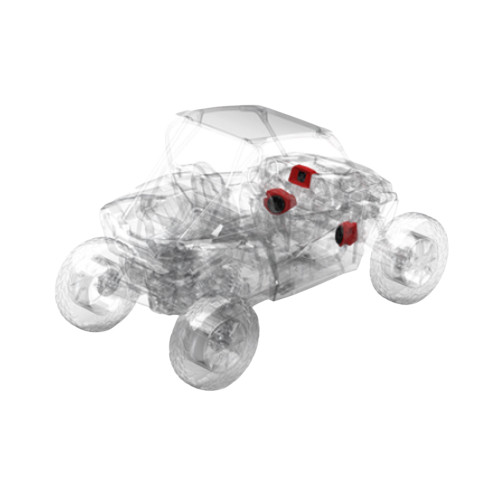 Rockford Fosgate RZR14-STG1 PMX-1, Front Speakers Kit for Select RZR Models