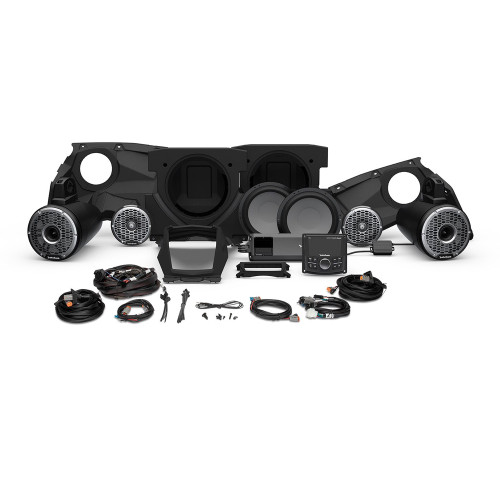 Rockford Fosgate X317-STG6 PMX-3, Front Color Optix Speaker & Subwoofer Kits