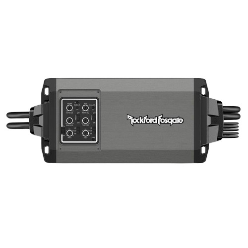 Rockford Fosgate RZR14-STG4 PMX-2, Front Color Optix Speaker & Subwoofer Kit