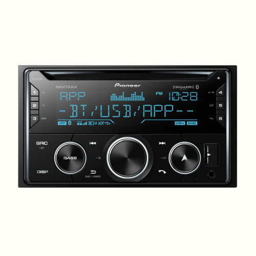 Refurbished Pioneer FH-S722BS 2-DIN CD Audio Receiver with Built-in Bluetooth