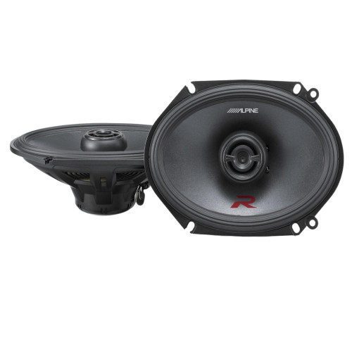 Alpine 2 Pack R-S68 R Series 6x8 Inch Coaxial 2 Way 300 Watts Car Speakers