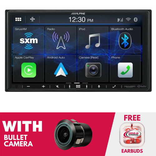 Alpine ILX-407 7 Inch 2 DIN Digital Media With Backup Bullet Camera Alpine ILX-407 7 Inch 2 DIN Digital Media With Backup Bullet Camera