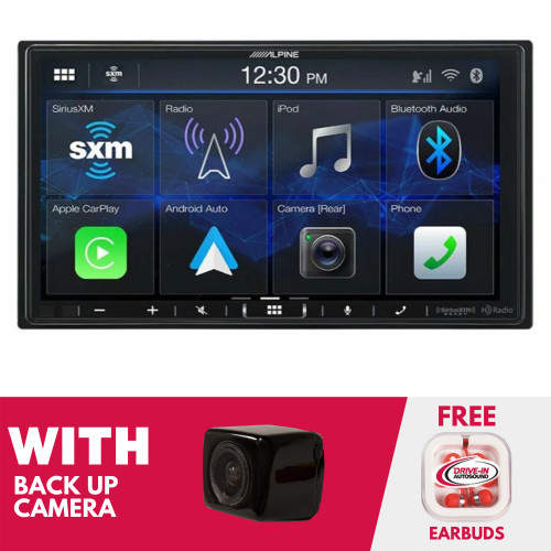 Alpine ILX-407 7 Inch Double DIN Digital Media With Backup Camera Alpine ILX-407 7 Inch Double DIN Digital Media With Backup Camera