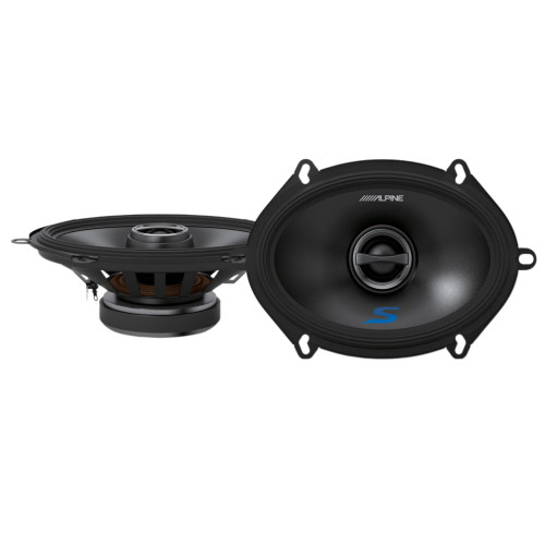 Alpine 2 Pack S-S57 S Series 5X7 Inch Coaxial 2 Way 230 Watts Car Speakers