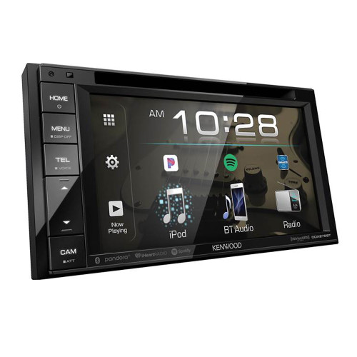 RFRB Kenwood DDX276BT DVD Receiver with 6.2 Inch Clear Resistive Touch Panel