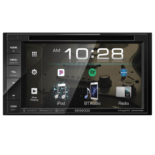 RFRB Kenwood DDX276BT DVD Receiver with 6.2 Inch Clear Resistive Touch Panel