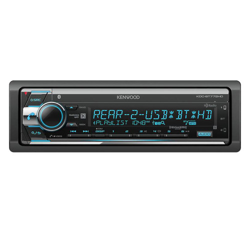 RFRB Kenwood KDC-BT772HD Single DIN CD Receiver with Bluetooth and HD Radio