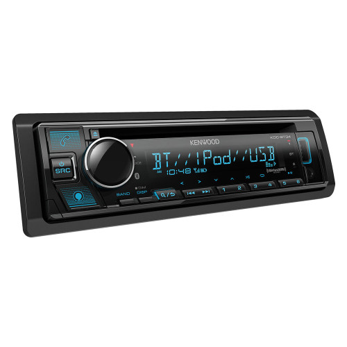 RFRB Kenwood KDC-BT34 Single DIN CD Receiver with Bluetooth and Amazon Alexa