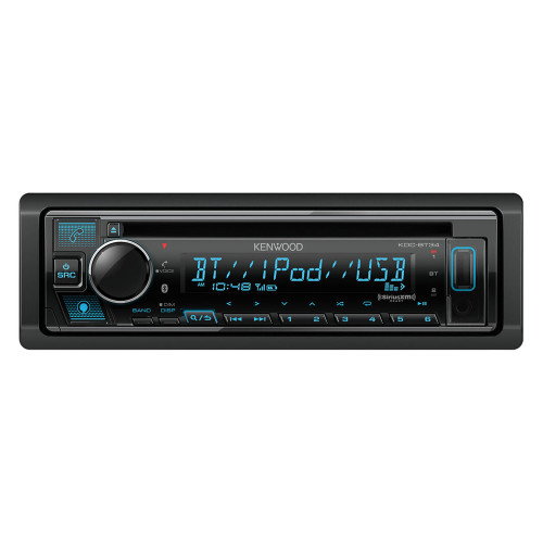 RFRB Kenwood KDC-BT34 Single DIN CD Receiver with Bluetooth and Amazon Alexa