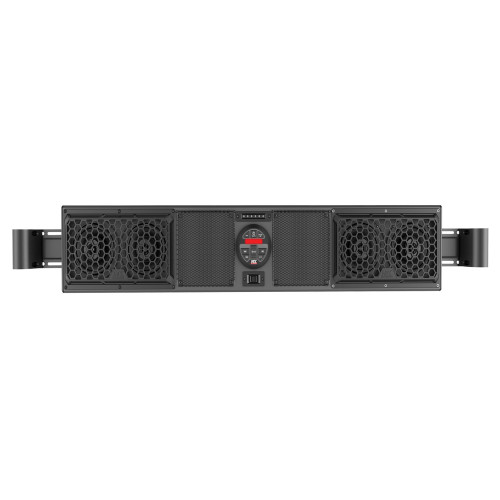 MTX MUDSYS46 Bluetooth Overhead UTV Audio System with Four 6-1/2 Inch Speakers