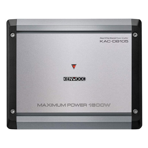 RFRB Kenwood D Series KAC-D8105 Class D 5-Channel 1600 Watt Max Power Amplifier RFRB Kenwood D Series KAC-D8105 Class D 5-Channel 1600 Watt Max Power Amplifier