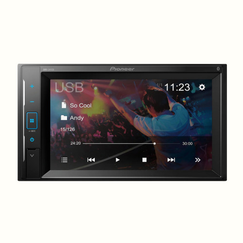 Pioneer DMH-241EX 6.2" Resistive Glass Touchscreen Digital Multimedia Pioneer DMH-241EX 6.2" Resistive Glass Touchscreen Digital Multimedia