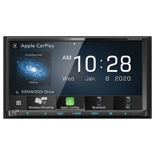 RFRB Kenwood DDX9707S 6.95 Inch DVD with Apple CarPlay or Android Auto