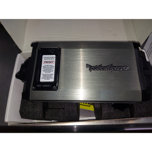 OPEN BOX Rockford Fosgate M5-1000X1 1000 Watt Mono Element Ready Amplifier