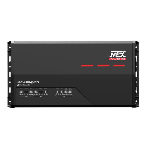 MTX JH7005 5 Channel Car Amplifier & M10AK4B Sub & Amp Wiring & Hardware Kit