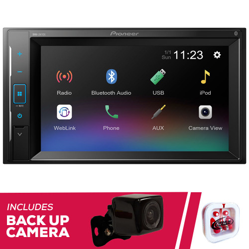 Pioneer DMH-241EX 6.2" Double-DIN Digital Multimedia Receiver w/ Backup Camera