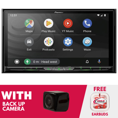 Refurbished Pioneer AVIC-W8600NEX 7" 2-DIN Navigation Receiver w/ Backup Camera