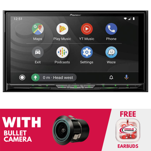 Refurbished Pioneer AVIC-W8600NEX 7" 2-DIN Navigation Receiver w/ Bullet Camera Refurbished Pioneer AVIC-W8600NEX 7" 2-DIN Navigation Receiver w/ Bullet Camera