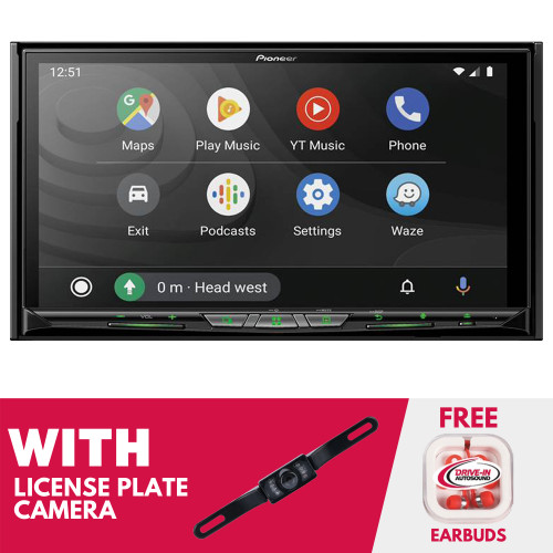 Refurbished Pioneer AVIC-W8600NEX 7" Navigation Receiver w/ License Plate Camera Refurbished Pioneer AVIC-W8600NEX 7" Navigation Receiver w/ License Plate Camera