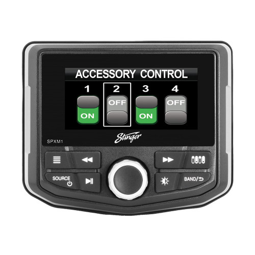 Stinger SPXM1 Marine and Powersports Digital Media Player with Switch Command