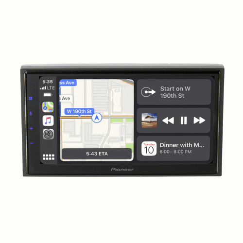 Pioneer DMH-WC5700NEX 6.8" 2-DIN Multimedia Receiver with License Plate Camera