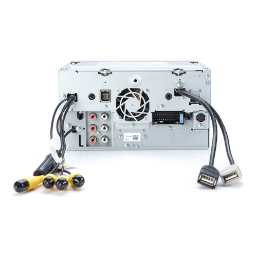 JVC KW-V960BW 6.8" DVD and Apple CarPlay with License Plate Camera