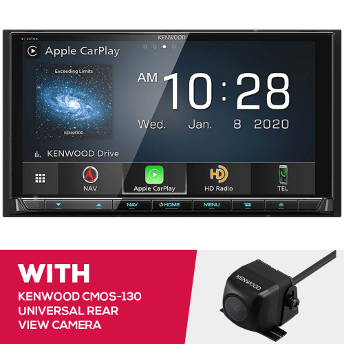 Kenwood DNX997XR Navigation DVD & CMOS-130 Universal Rear View Camera