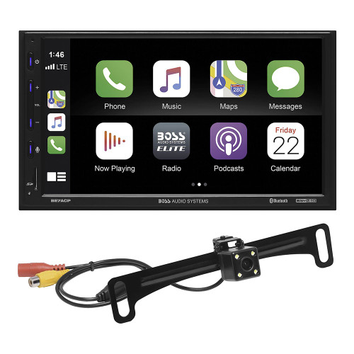 Boss BE7ACP-C Package with BE7ACP 7" Digital Multimedia & Backup Camera