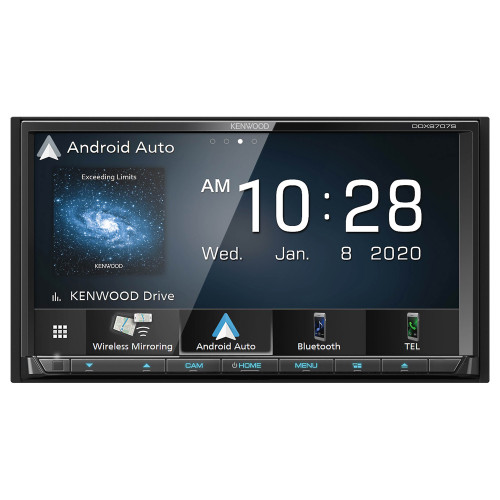 RFRB Kenwood DDX9707S 6.95 Inch Double-DIN DVD with Backup Camera