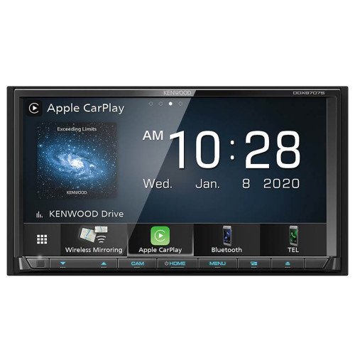 RFRB Kenwood DDX9707S 6.95 Inch Double-DIN DVD w/ License Plate Camera