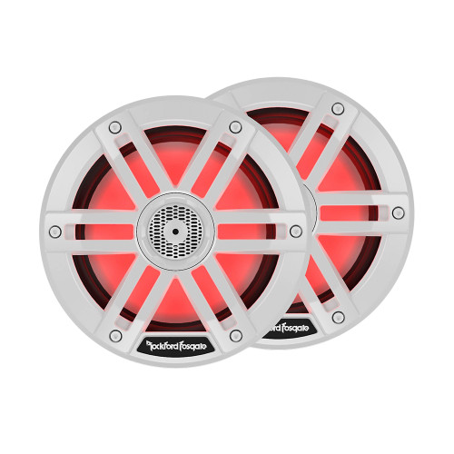 OPEN BOX Rockford Fosgate M1-65 6.5" Color Optix Marine 2 Way Speakers (White) OPEN BOX Rockford Fosgate M1-65 6.5" Color Optix Marine 2 Way Speakers (White)