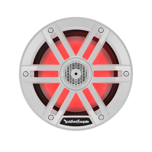OPEN BOX Rockford Fosgate M1-65 6.5" Color Optix Marine 2 Way Speakers (White)