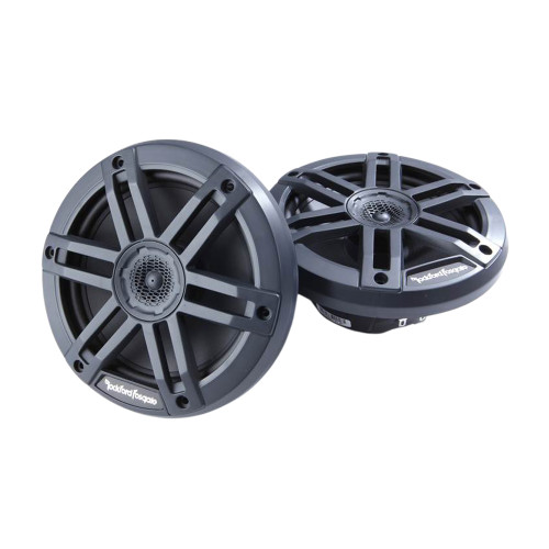 OPEN BOX Rockford Fosgate M0-65B 6.5" 2 Way 250W Marine Grade Speakers (Black)