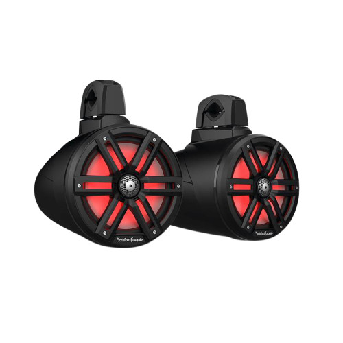OPEN BOX Rockford Fosgate M2WL-8HB 8" Color Optix 2 Way Horn Wake Tower Speakers OPEN BOX Rockford Fosgate M2WL-8HB 8" Color Optix 2 Way Horn Wake Tower Speakers