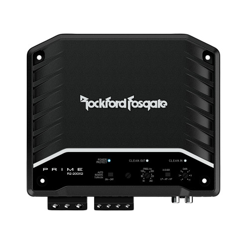 OPEN BOX Rockford Fosgate R2-200X2 Prime Class D 2-Channel 200W Car Amplifier