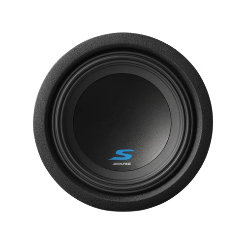 Alpine S-W8D2 8 Inch S-Series Dual 2 Ohm Voice Coil High-Performance Subwoofers