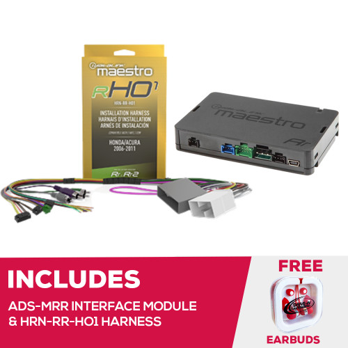Maestro ADS-MRR Radio Replacement Interface Module With HRN-RR-HO1 Adapter Maestro ADS-MRR Radio Replacement Interface Module With HRN-RR-HO1 Adapter