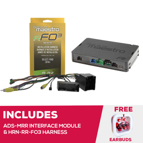 Maestro ADS-MRR Radio Replacement Interface Module With HRN-RR-FO3 Adapter Maestro ADS-MRR Radio Replacement Interface Module With HRN-RR-FO3 Adapter